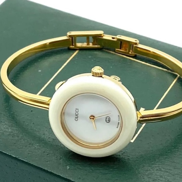 Gucci Luxury Vintage Pristine Watch Set 14k Gold plated - Picture 5 of 5